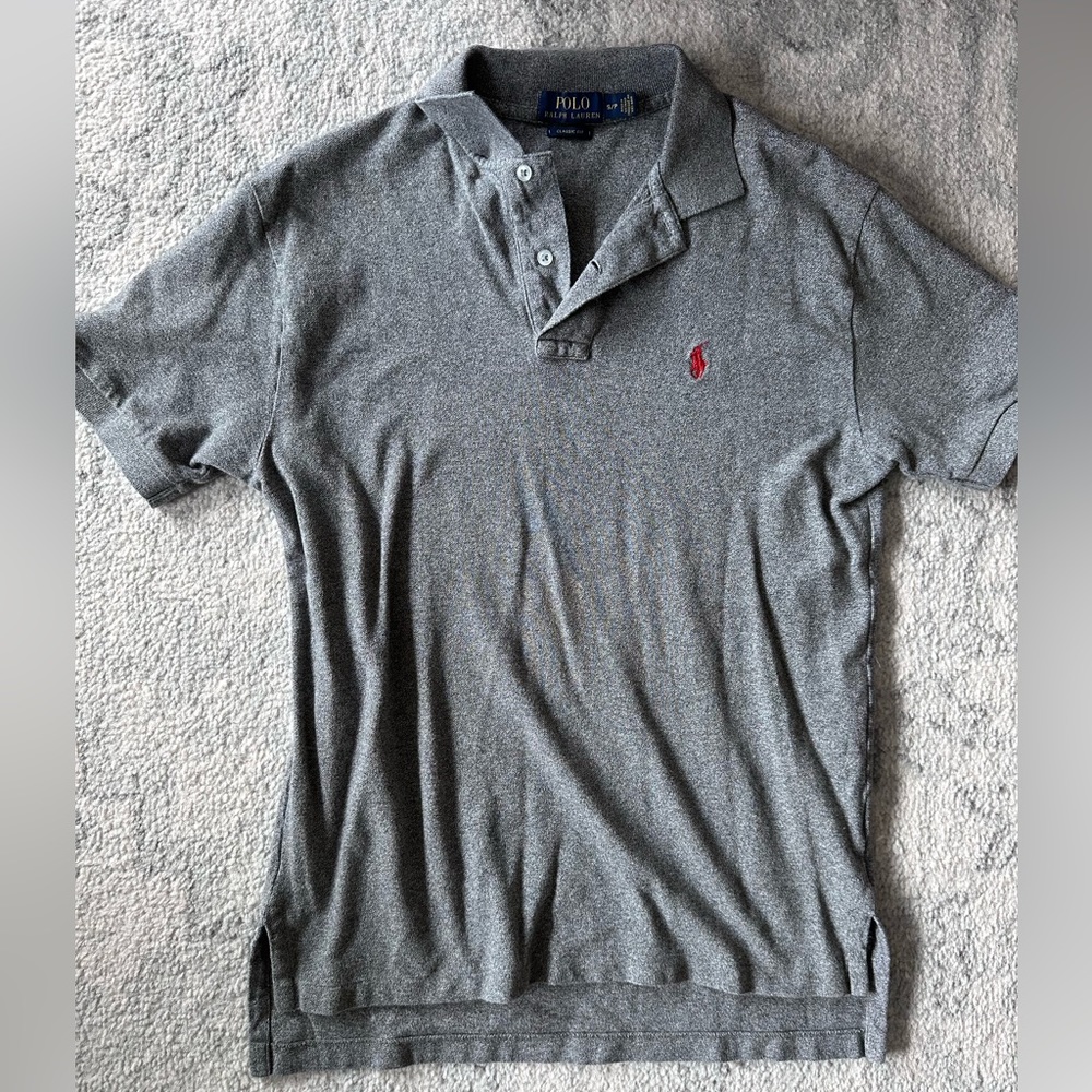 Ralph Lauren grey polo